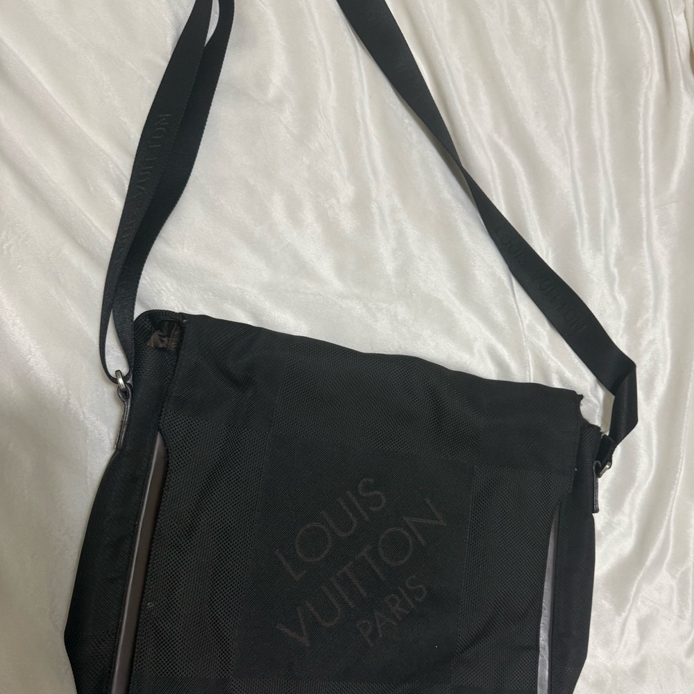Louis Vuitton Black Messenger Bag